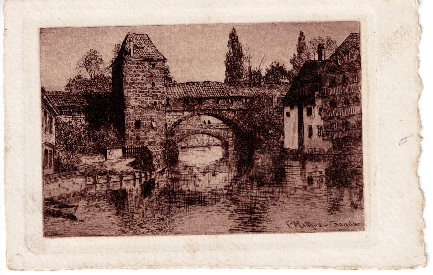 Nürnberg, Pegnitz Einfluss,