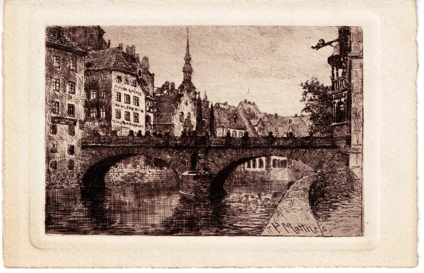 Nürnberg. Karlsbrücke.