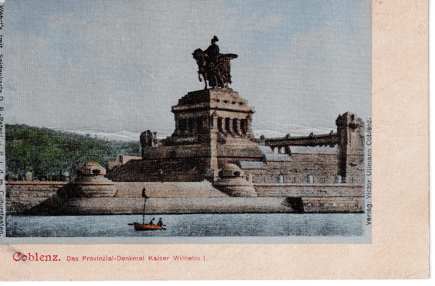 Coblenz. Das Provinzial-Denkmal Kaiser Wilhelm I.
