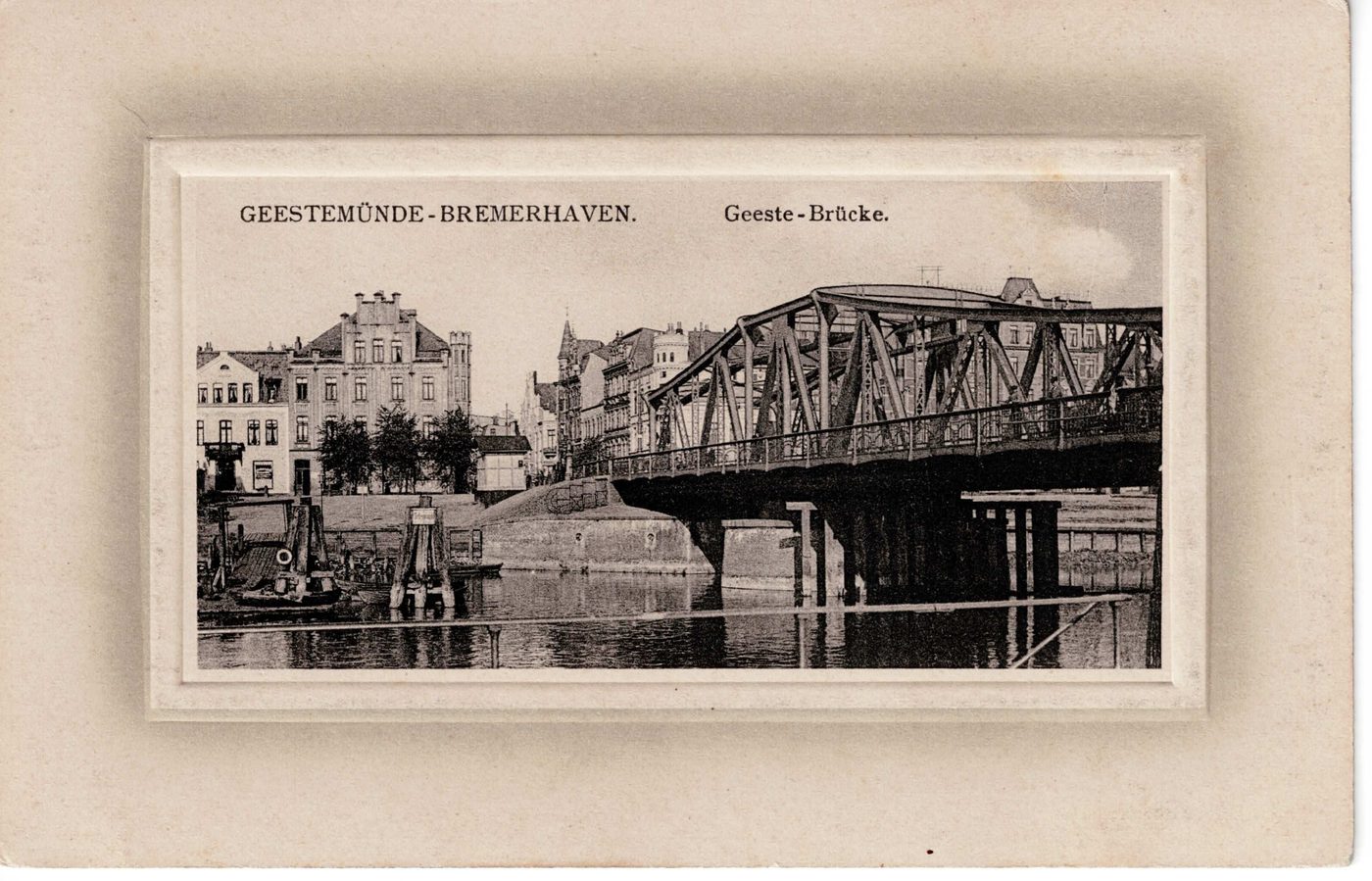 GEESTEMÜNDE – BREMERHAVEN. Geeste-Brücke.