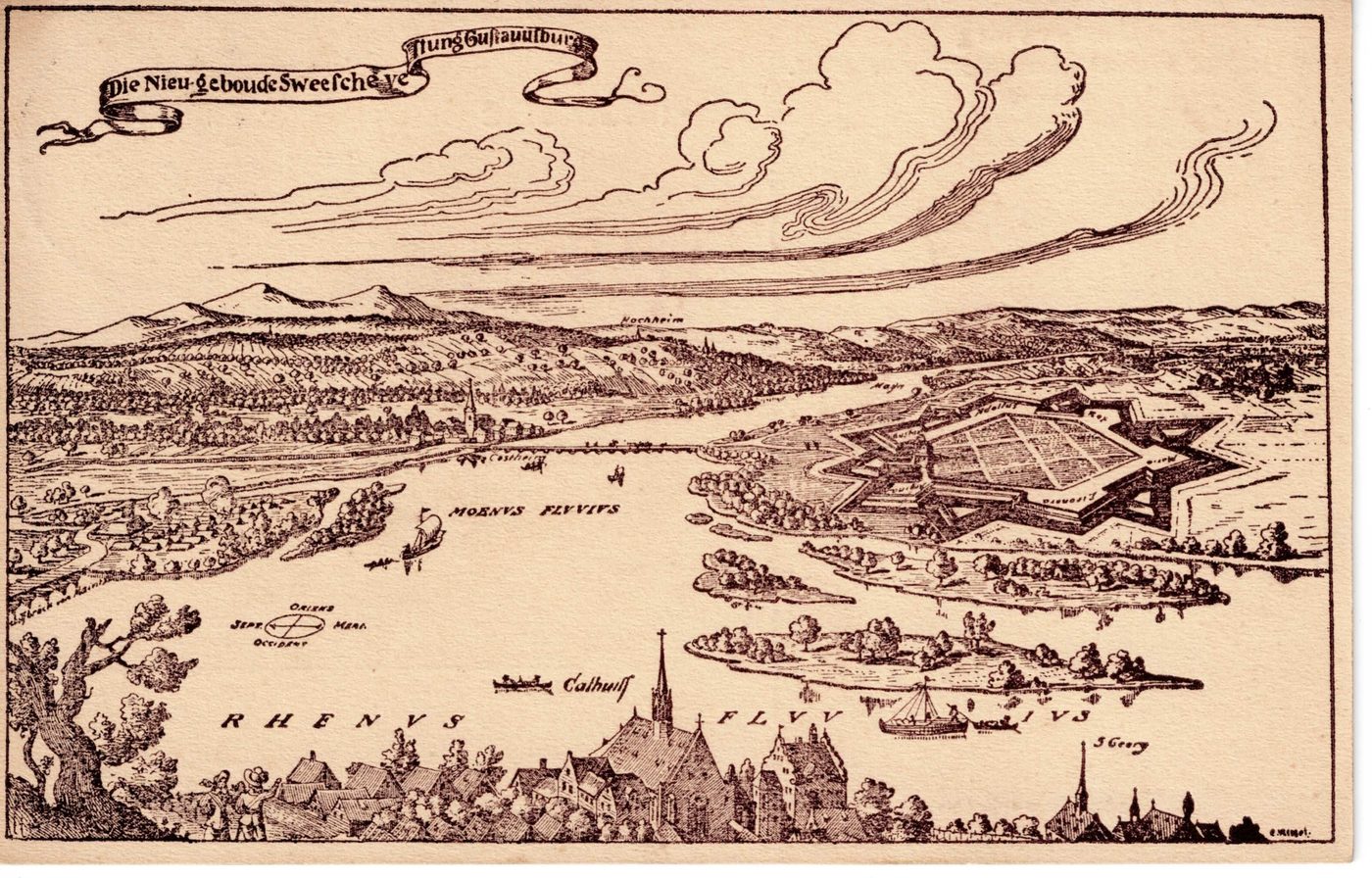 Die Nieu-geboude Sweetsche ... Gustavusburg