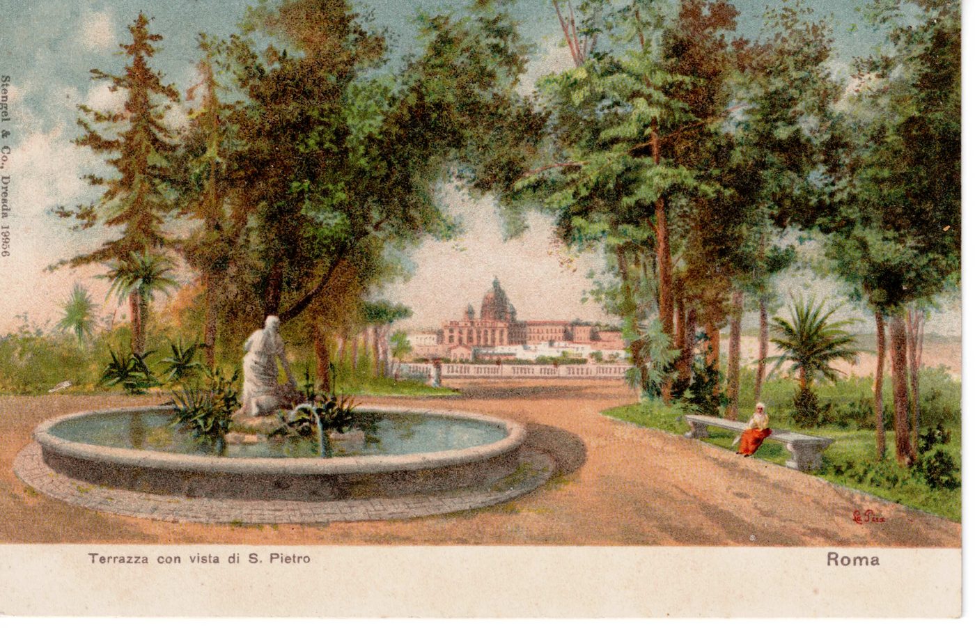 Terrazza con vista di S. Pietro