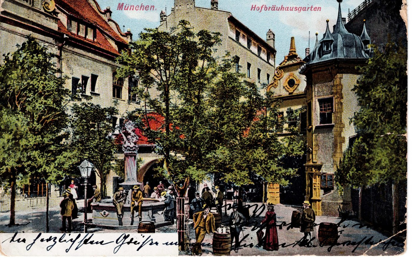 München. Hofbräuhausgarten