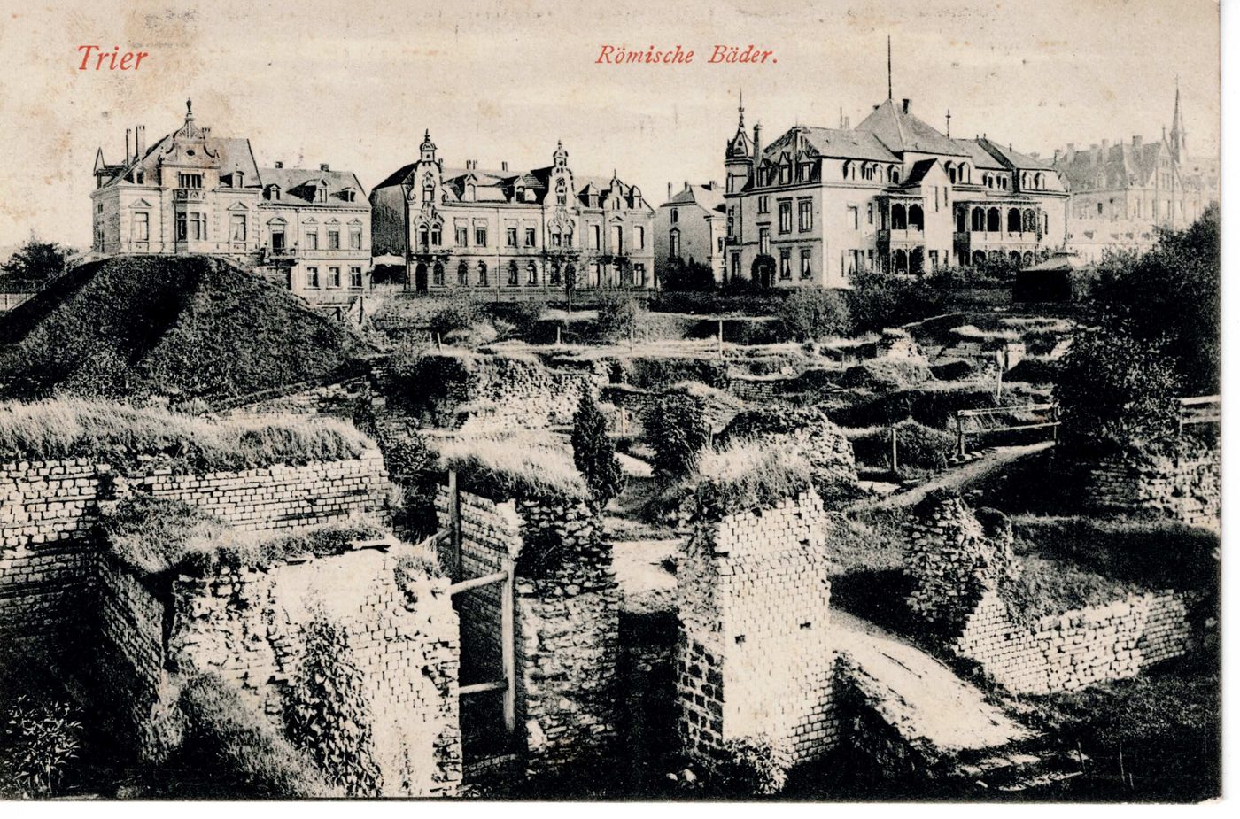 Trier / Römische Bäder.