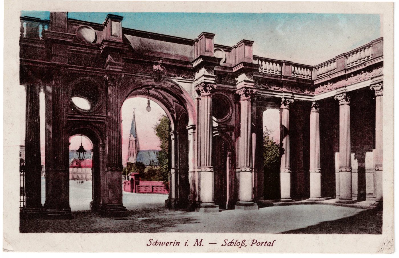 Schwerin i. M. — Schloß, Portal