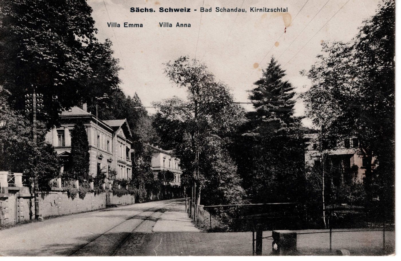 Sächs. Schweiz – Bad Schandau, Kirnitzschtal / Villa Emma – Villa Anna