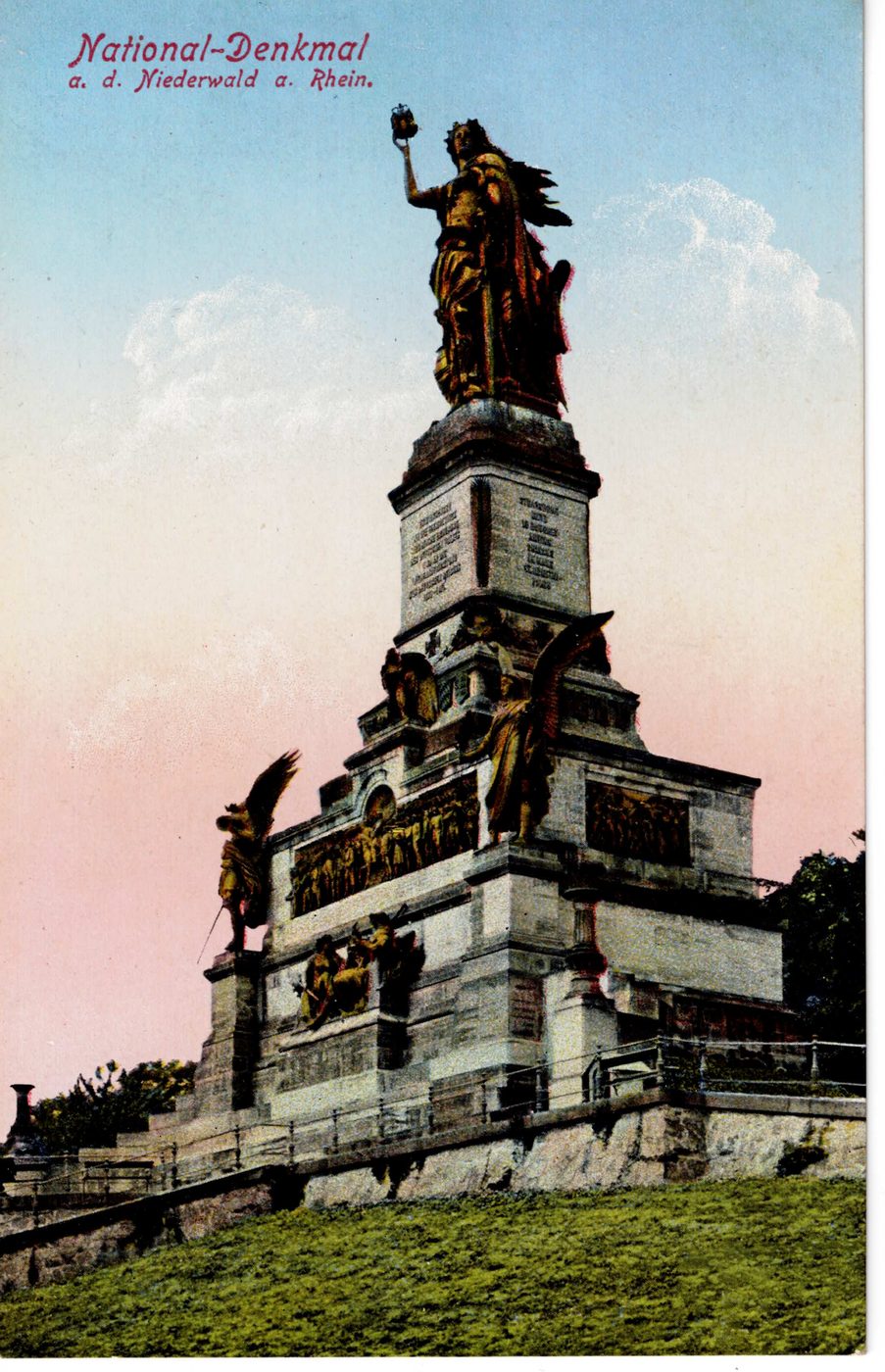 National-Denkmal a. d. Niederwald a. Rhein.