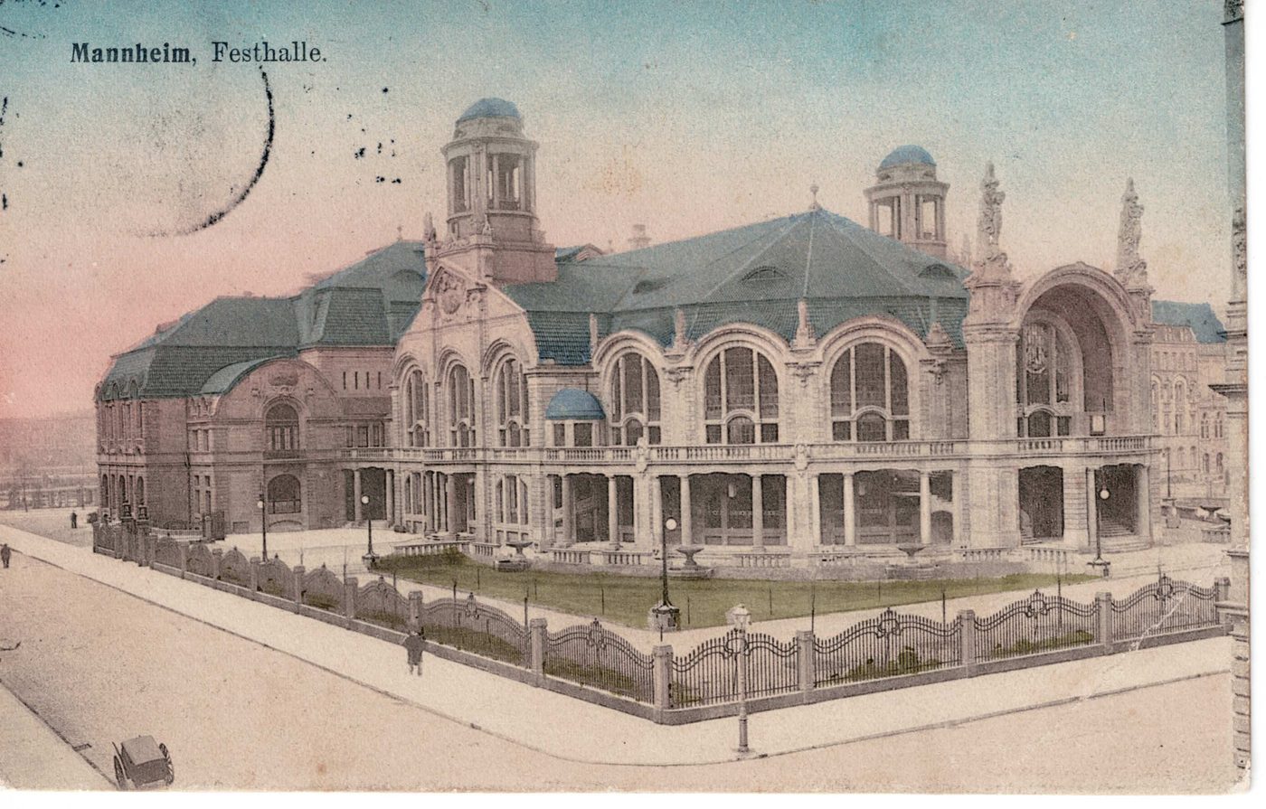 Mannheim, Festhalle.