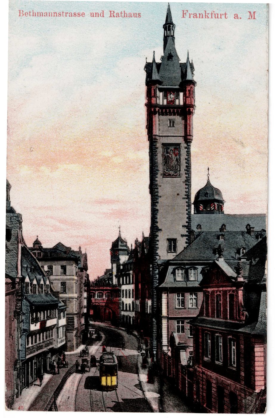 Bethmannstrasse und Rathaus
