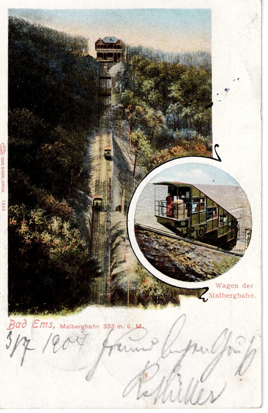 Bad Ems, Malbergbahn 333 m. ü. M.