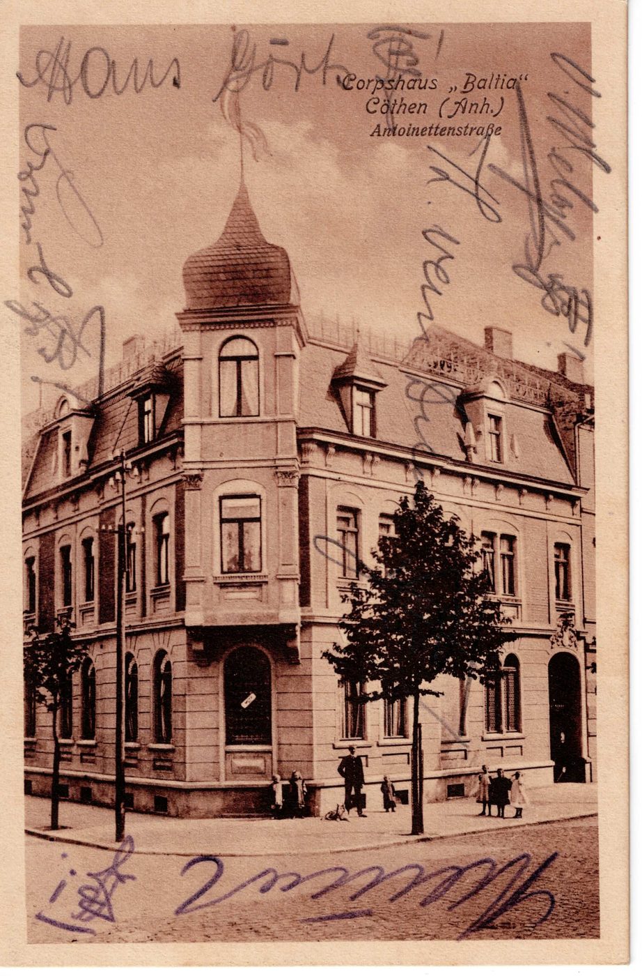 Corpshaus „Baltia“ – Cöthen (Anh.) – Antoinettenstraße