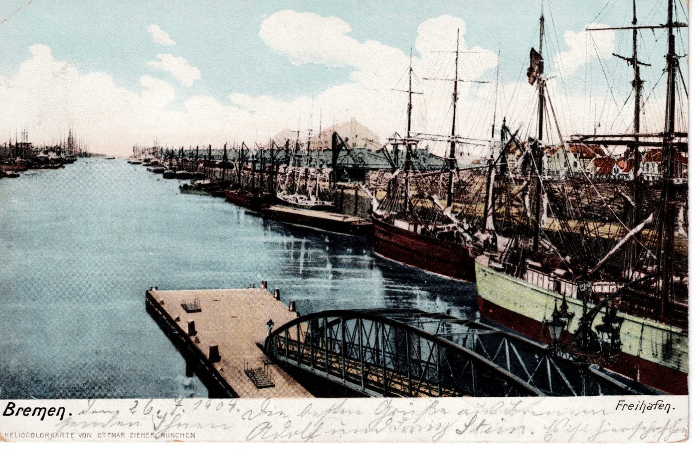 Bremen. Freihafen.
