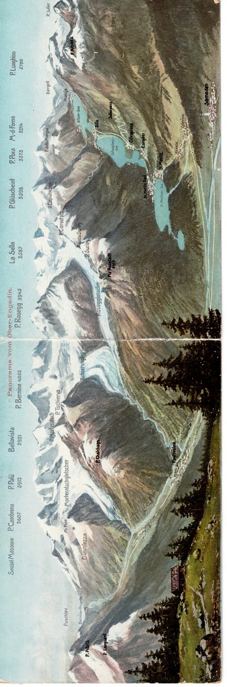 Panorama vom Ober-Engadin