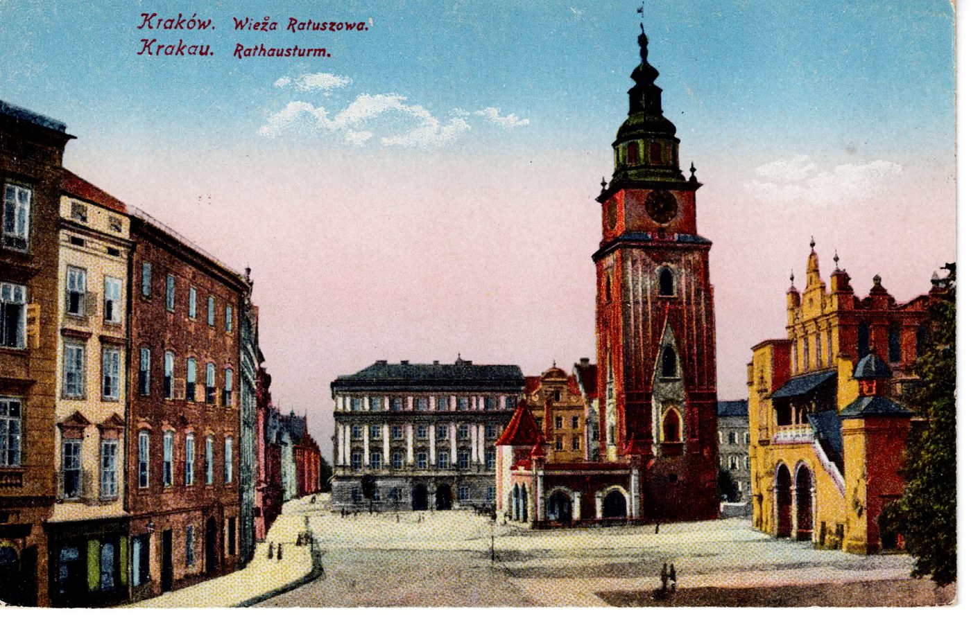 Kraków. Wieża Ratuszowa. / Krakau. Rathausturm.