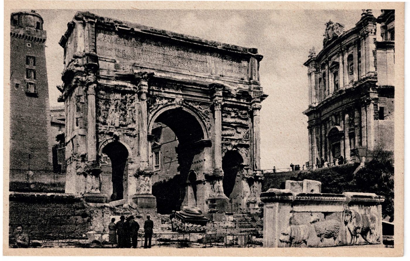 ROMA / Arco di Settimio Severo. / Arc de Septime Sévère / The Arch of Septimus Severus. / Der Bogen Septimus Severus