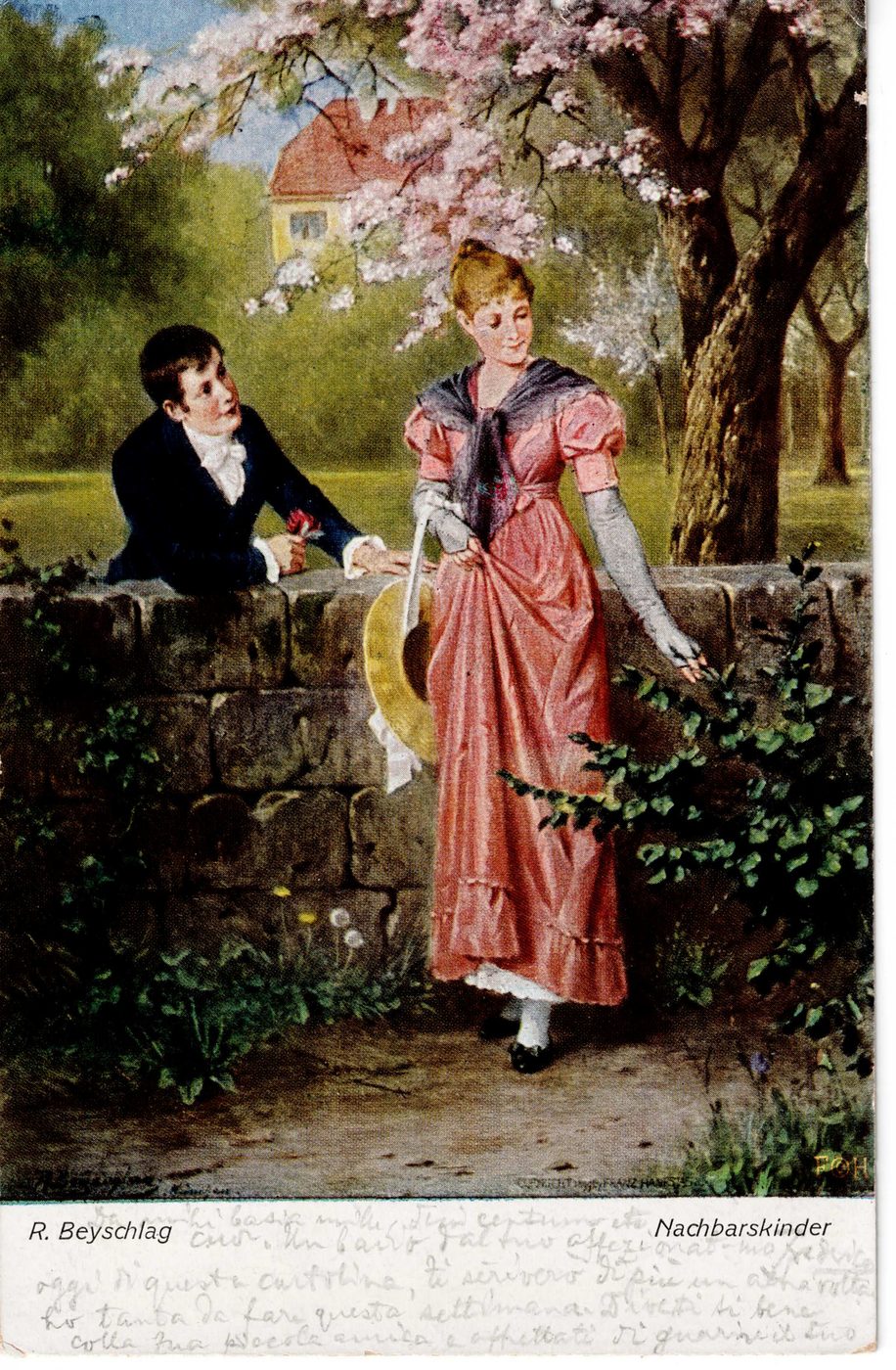 R. Beyschlag. — Nachbarskinder. — Neighbours. — Voisins. — Sousedé.