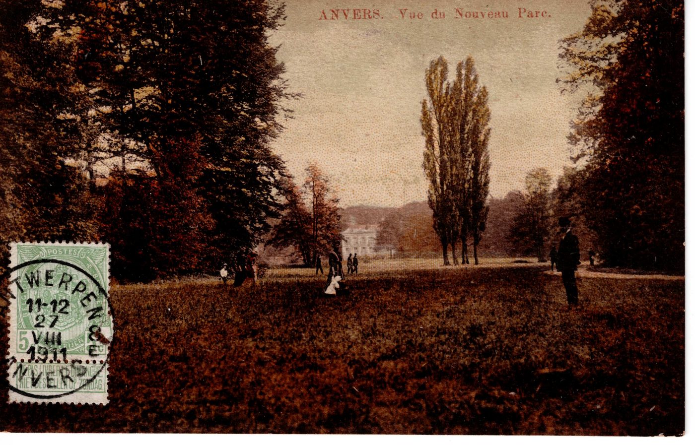 ANVERS. Vue du Nouveau Parc.