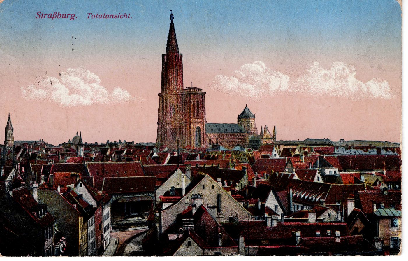 Straßburg. Totalansicht.
