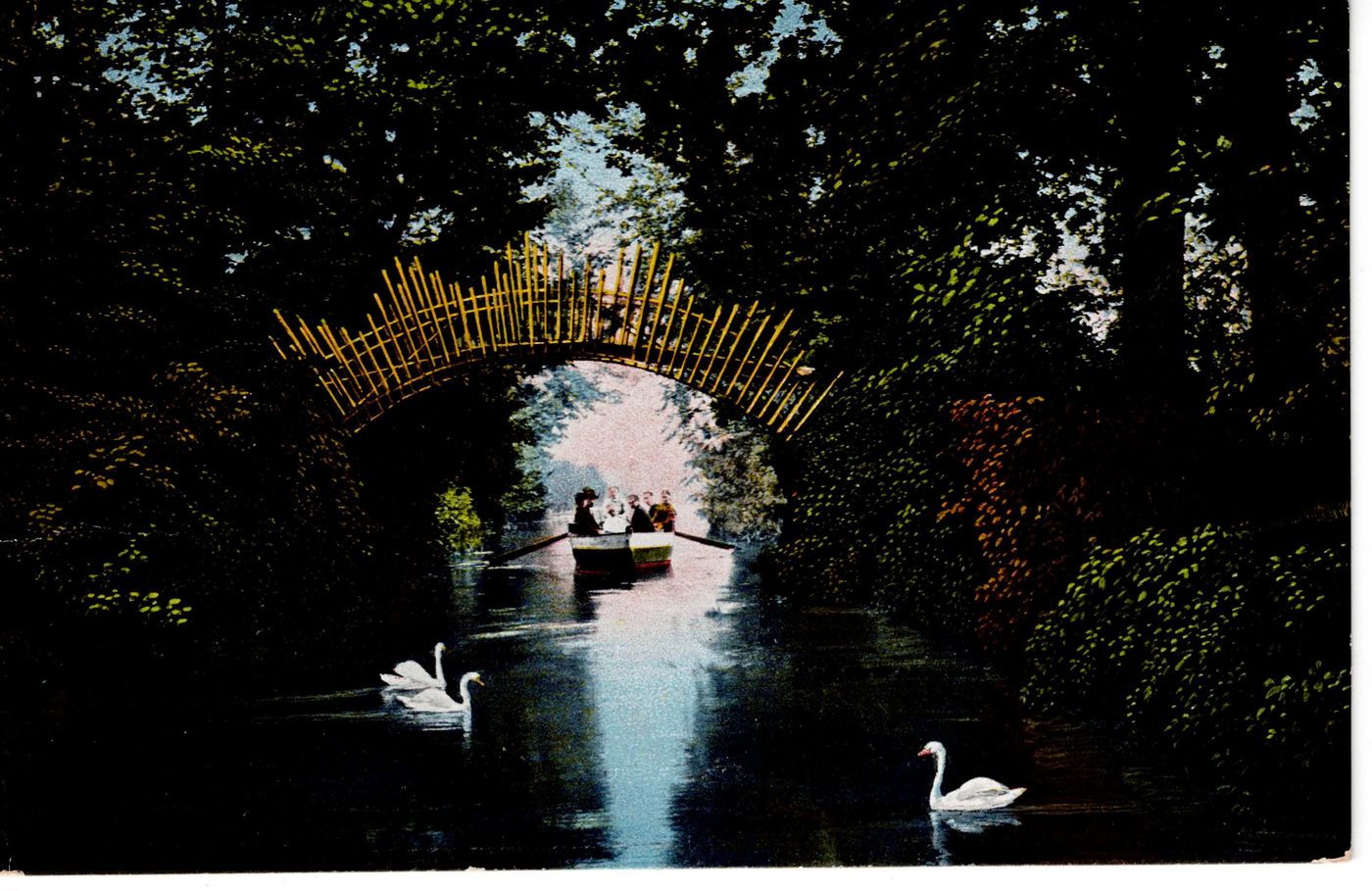 Wörlitz. Die Sonnenbrücke.