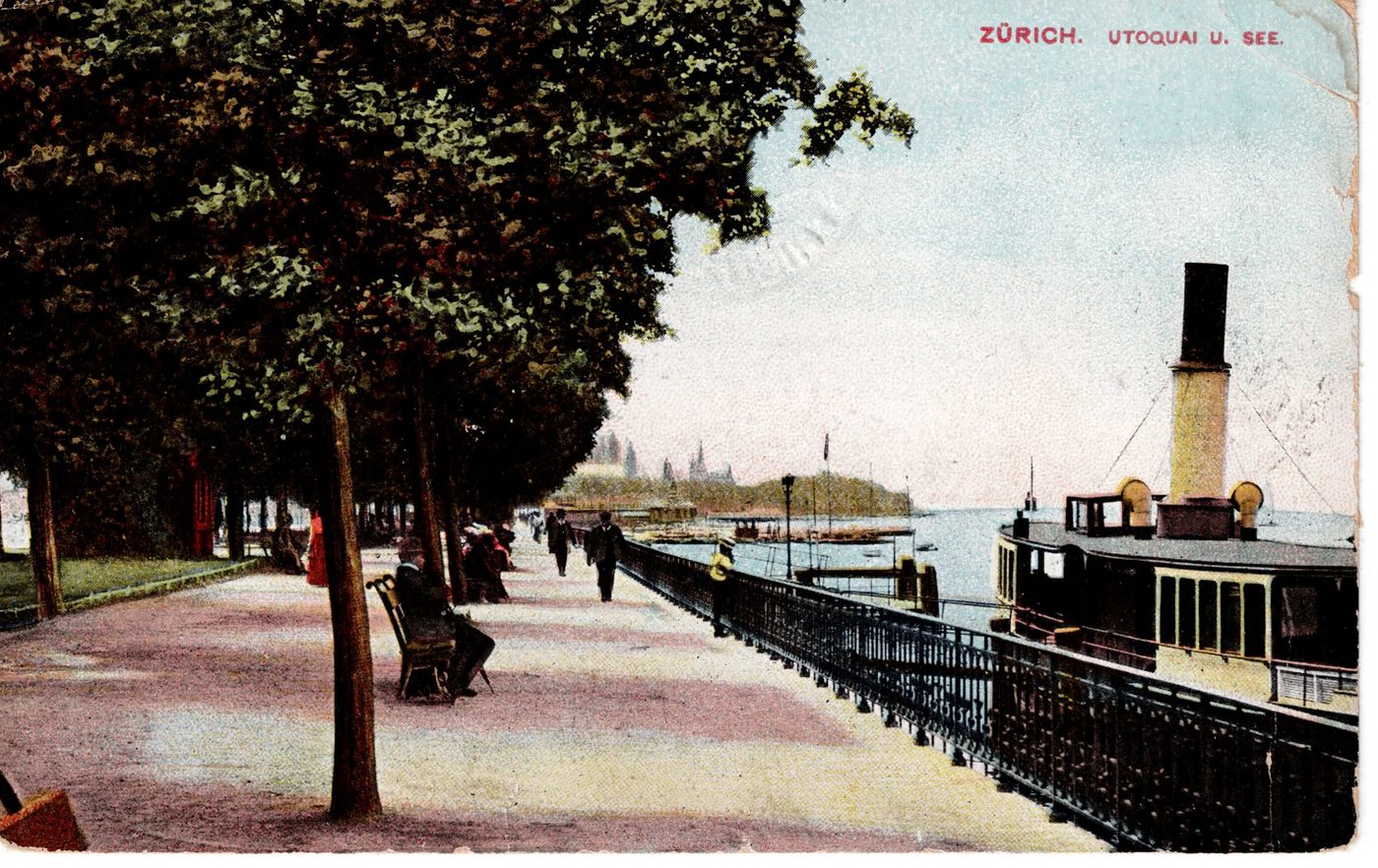 ZÜRICH. UTOQUAI U. SEE.