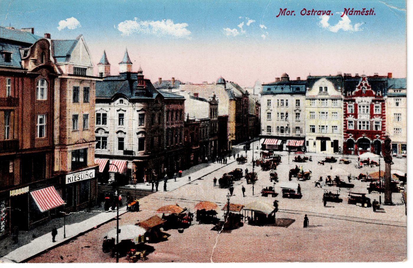 Mor. Ostrava. Náměstí.