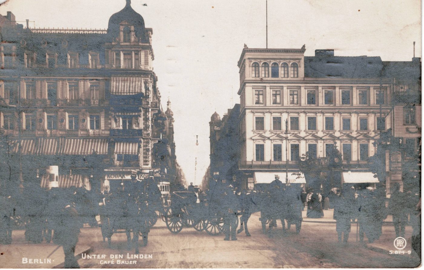 BERLIN. UNTER DEN LINDEN / CAFE BAUER