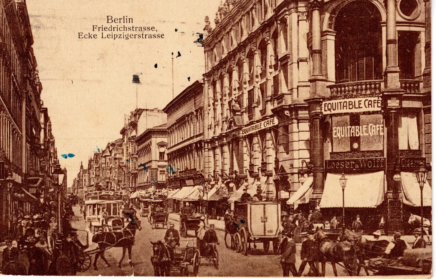 Berlin / Friedrichstrasse, Ecke Leipzigerstrasse