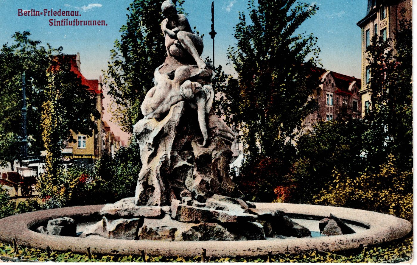 Berlin-Friedenau. Sintflutbrunnen.
