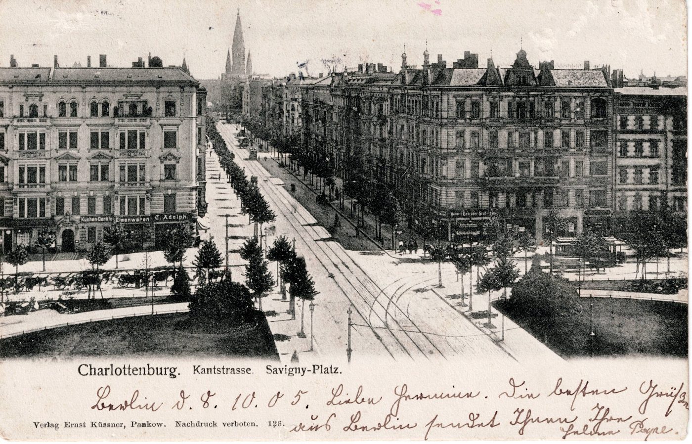 Charlottenburg. Kantstrasse. Savigny-Platz.
