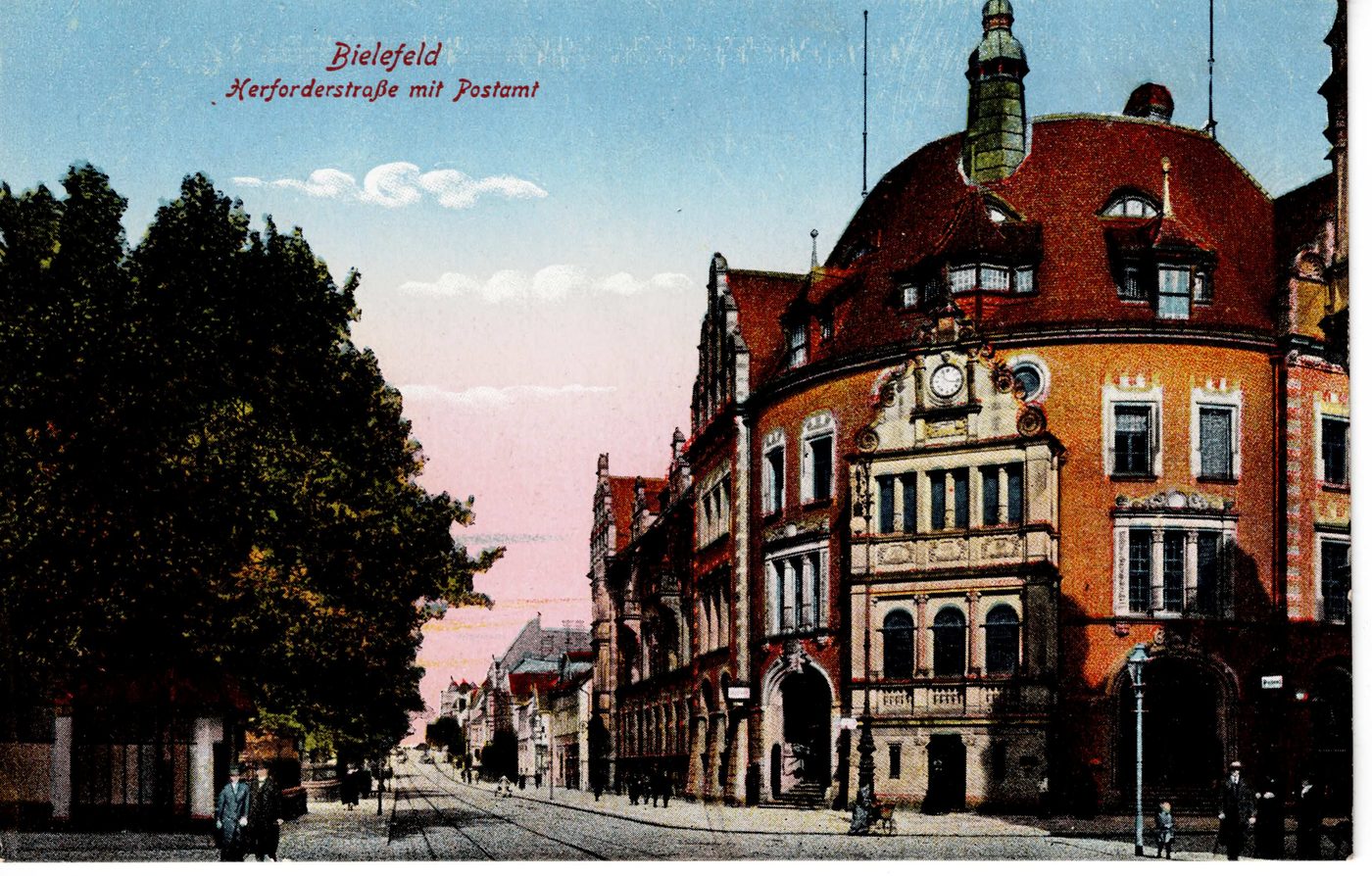 Bielefeld – Herforderstraße mit Postamt