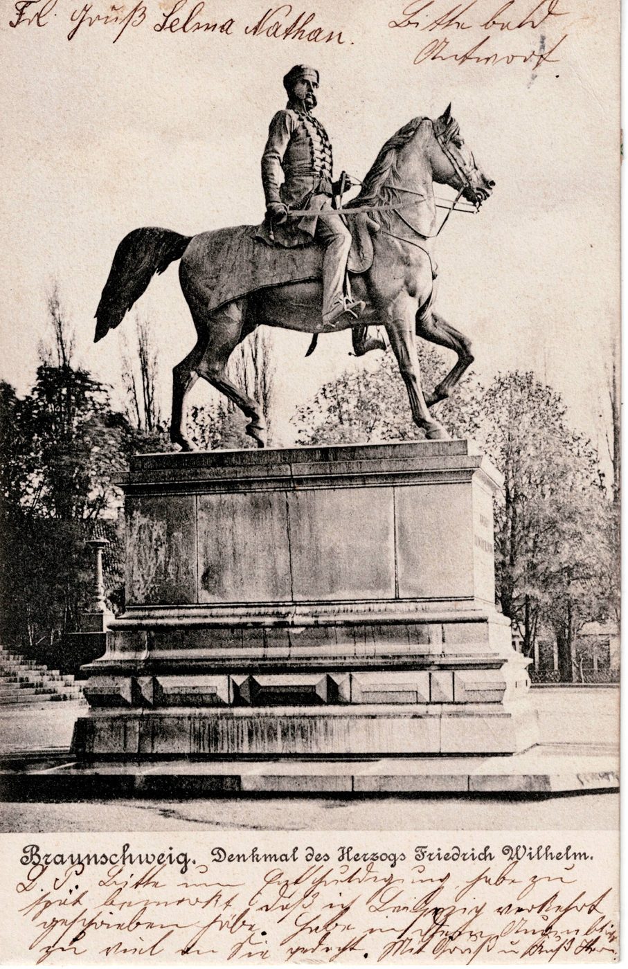 Braunschweig. Denkmal des Herzogs Friedrich Wilhelm