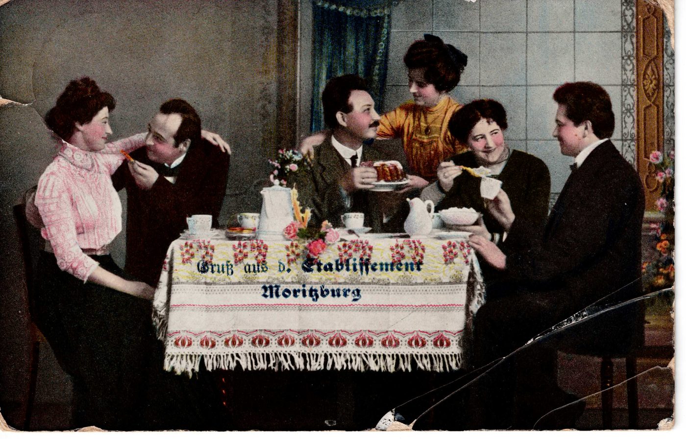Gruß aus d. Etablissement 'Moritzburg', Braunschweig
