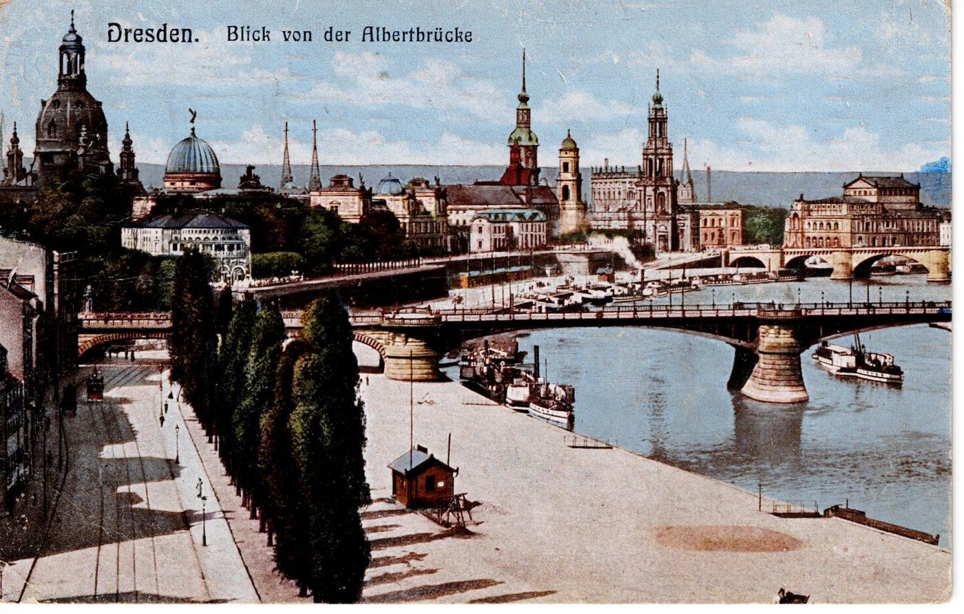 Dresden. Blick von der Albertbrücke