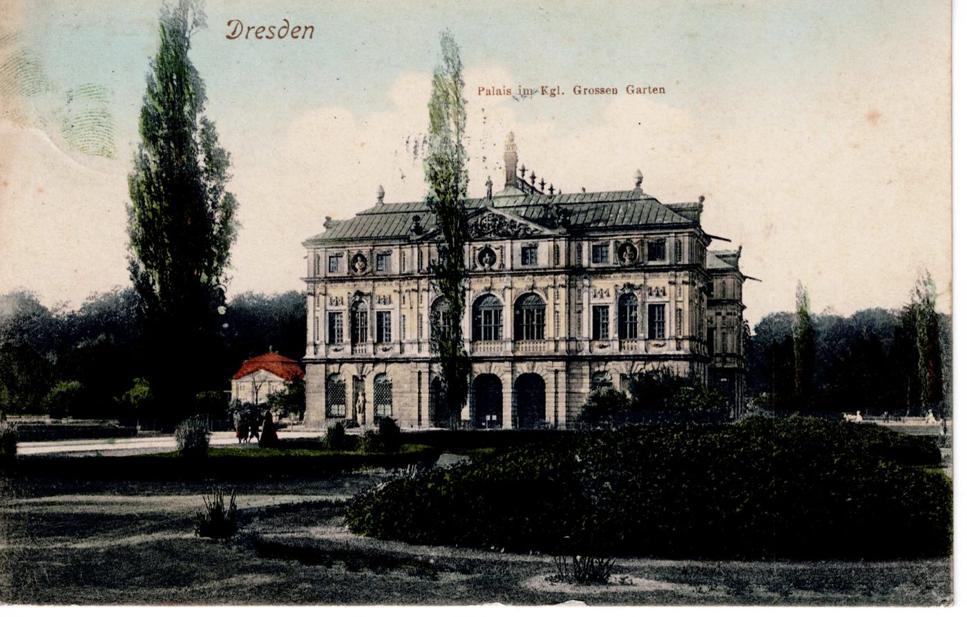 Dresden. Palais im Kgl. Grossen Garten
