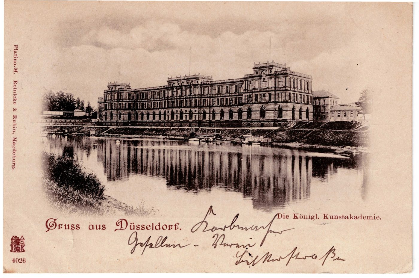 Gruss aus Düsseldorf - Die Königl. Kunstakademie.