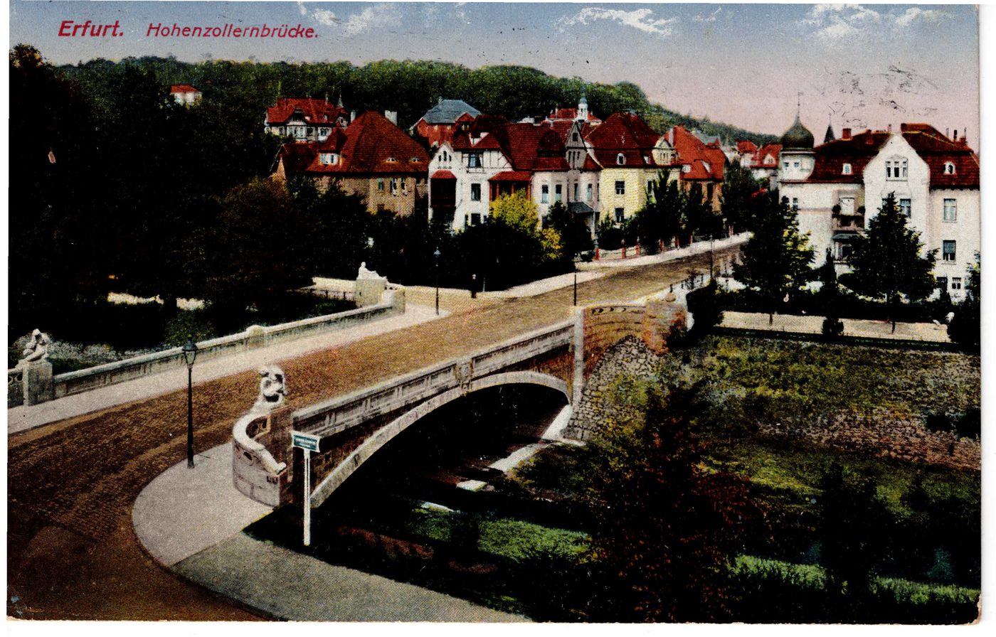 Erfurt. Hohenzollernbrücke.