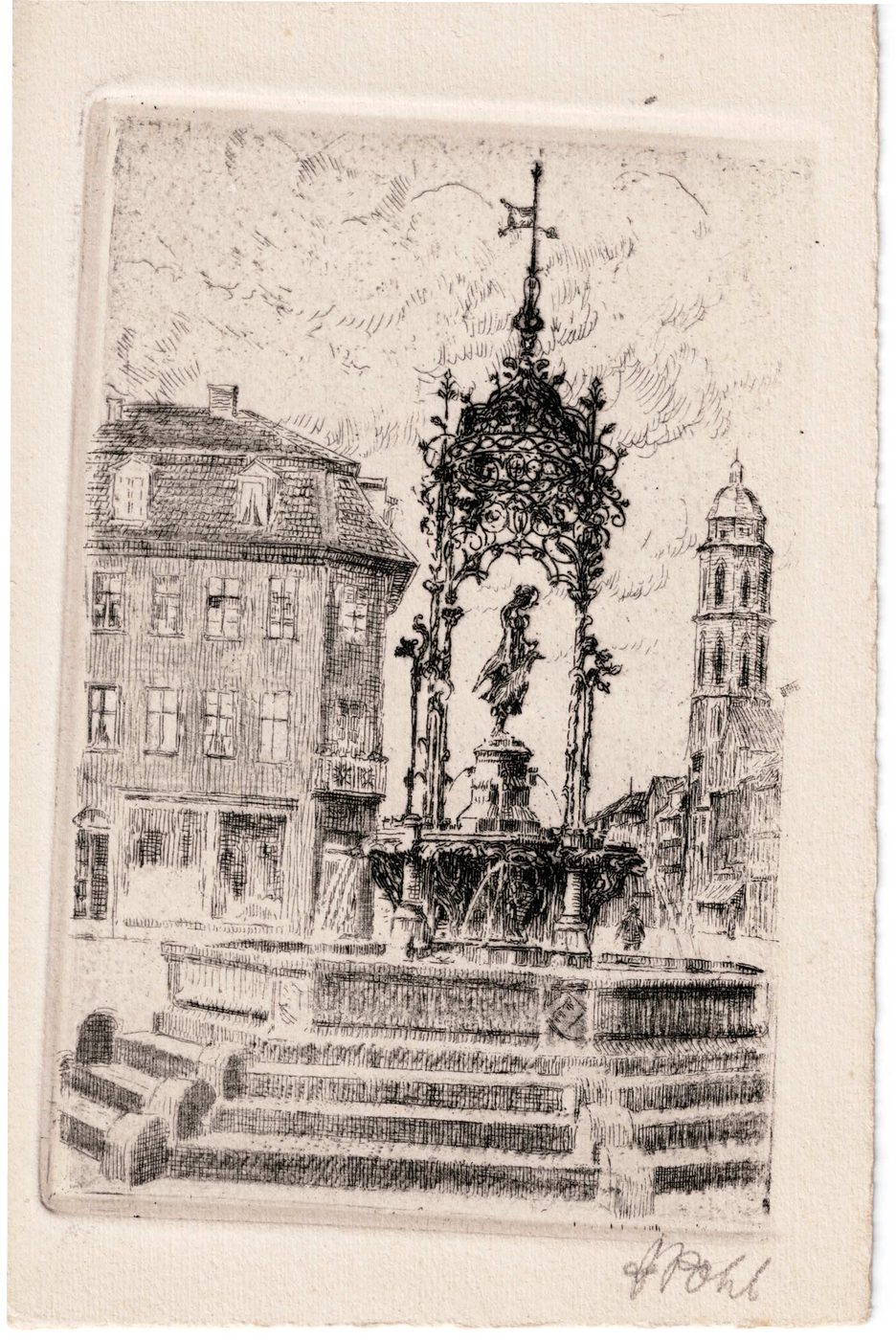 GÖTTINGEN, Gänseliesebrunnen