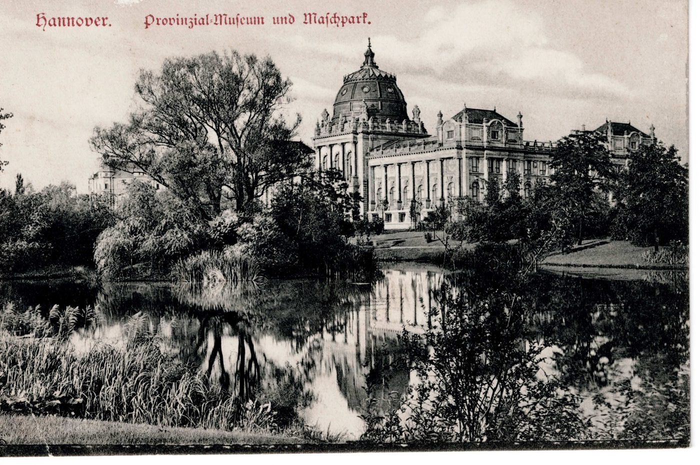 Hannover. Provinzial-Museum und Maschpark.