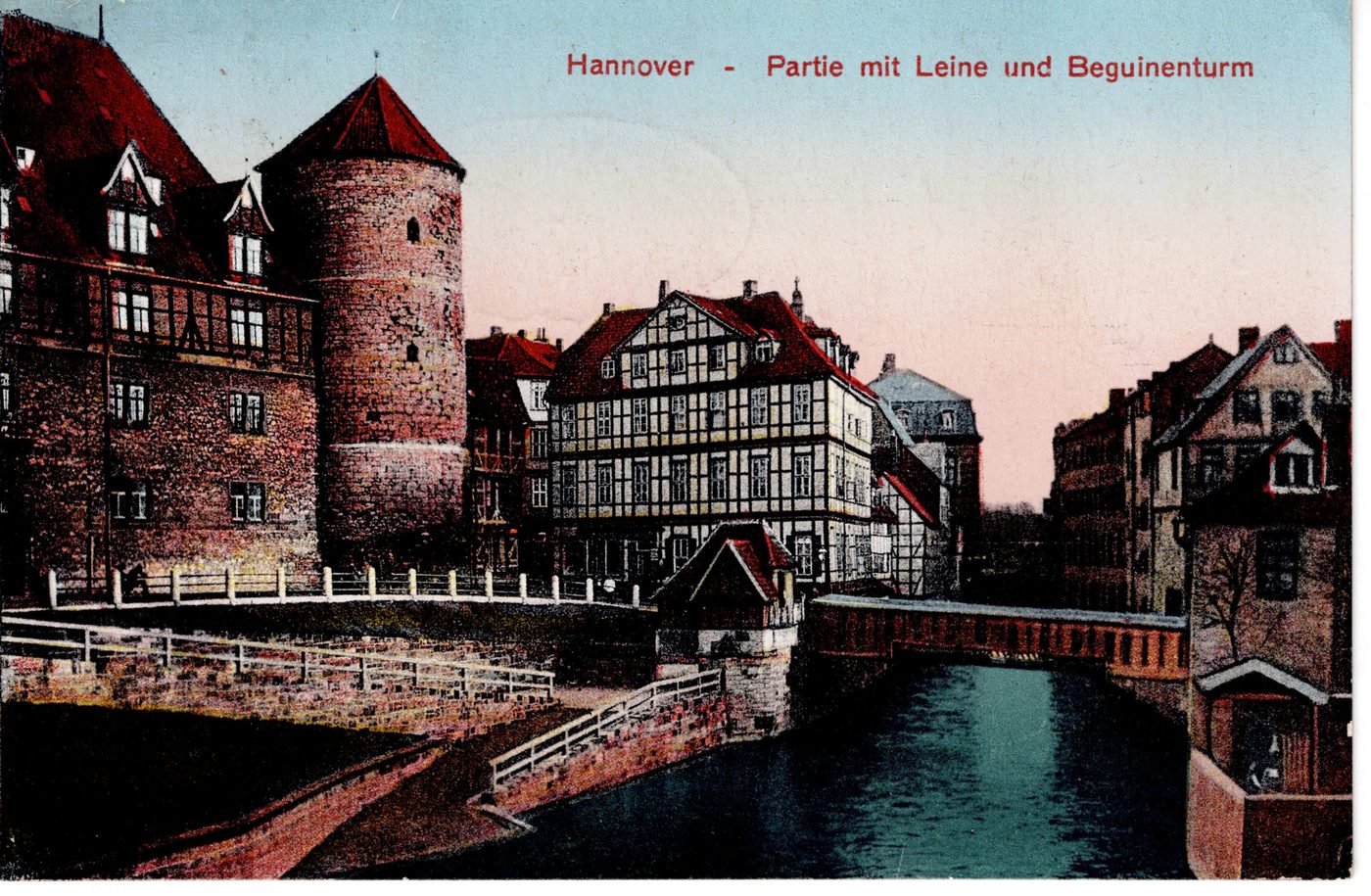 Hannover – Partie mit Leine und Beguinenturm