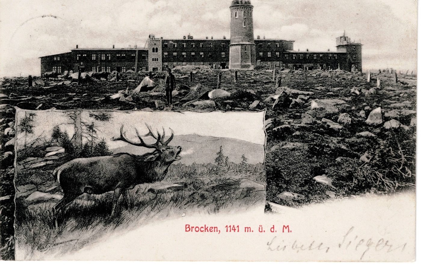 Brocken, 1141 m ue. d. M.
