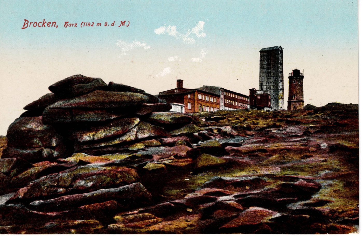 Brocken, Harz (1142 m ue. d. M.)