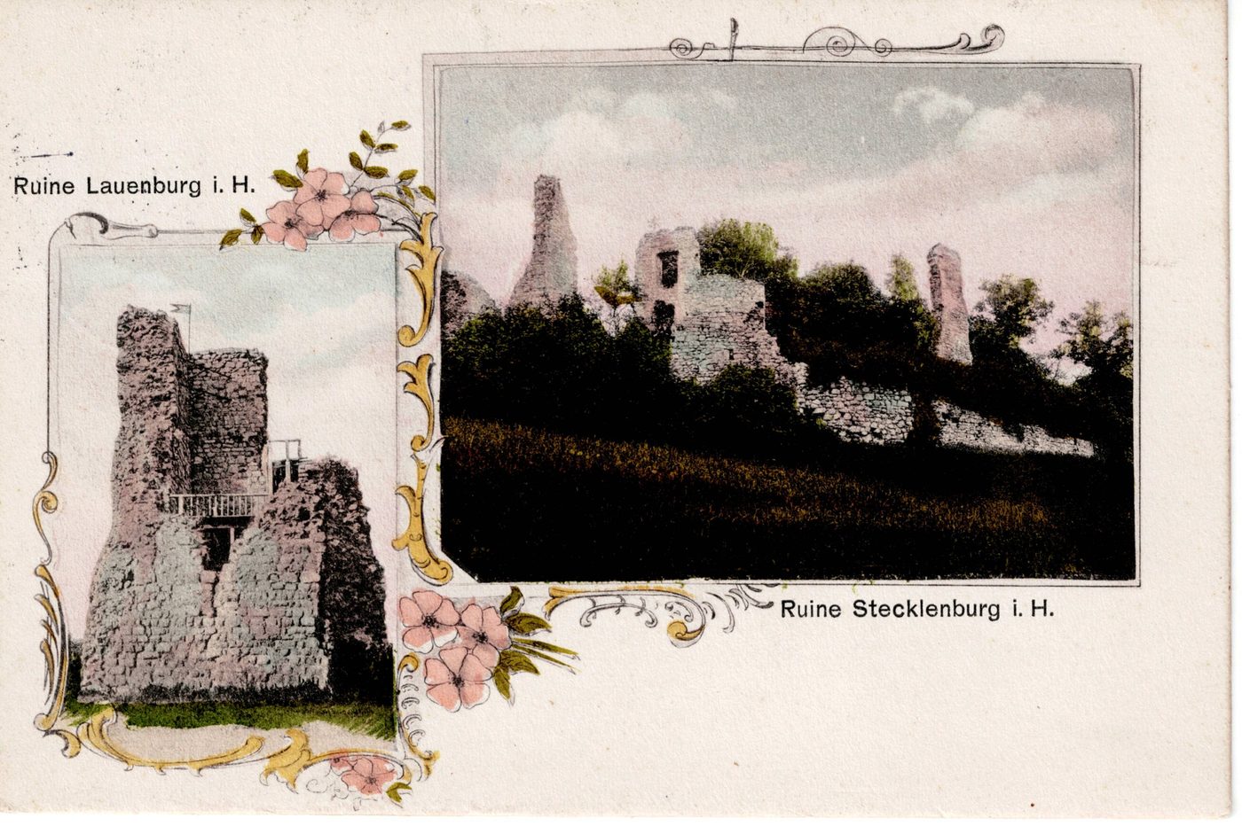 Ruine Lauenburg i. H. / Ruine Stecklenburg i. H.