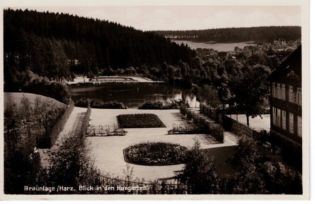 Braunlage/Harz. Blick in den Kurgarten