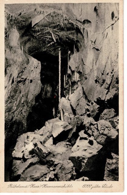 Rübeland (Harz) Hermannshöhle — 8000 jähr. Säule