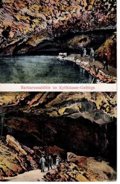 Barbarossahöhle im Kyffhäuser-Gebirge (Zweibildkarte)