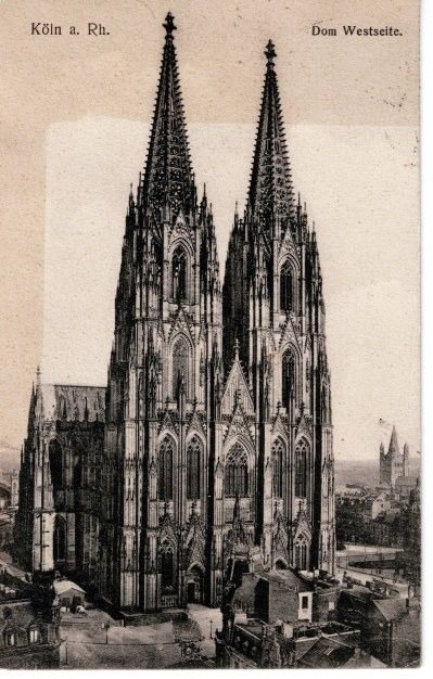 Köln a. Rh. — Dom Westseite