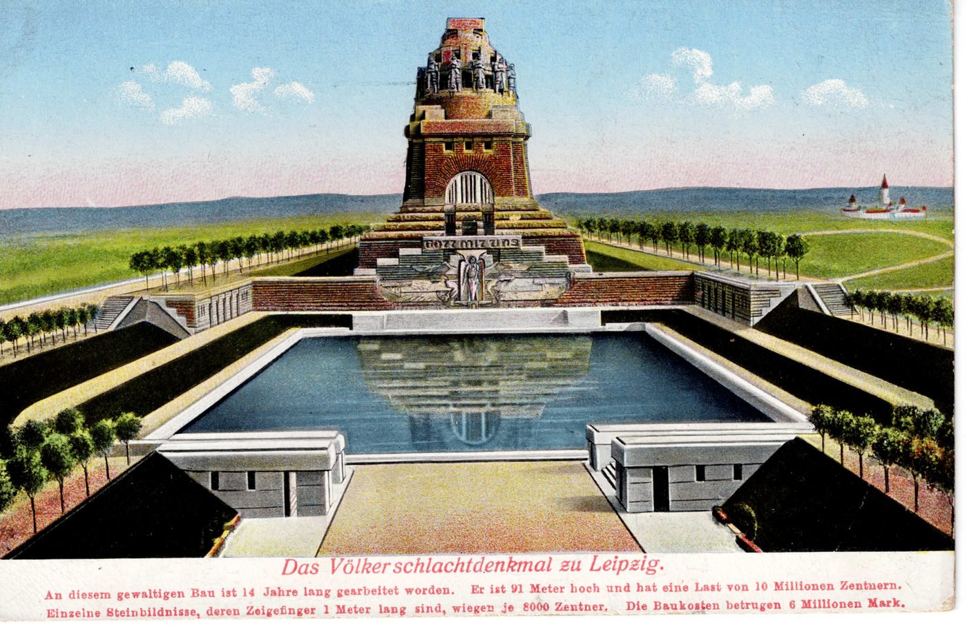 Das Völkerschlachtdenkmal zu Leipzig