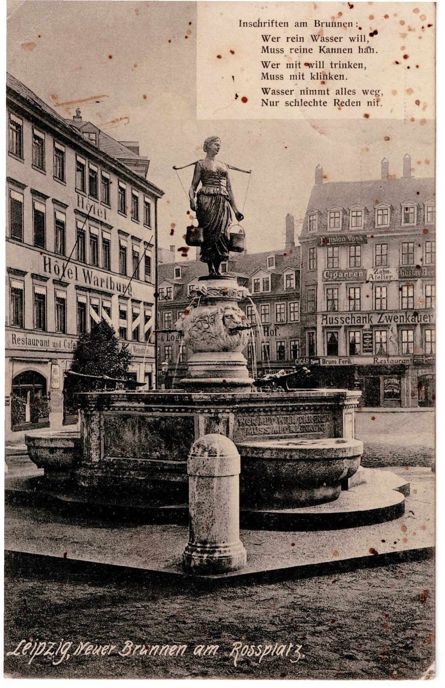 Leipzig, Neuer Brunnen am Rossplatz