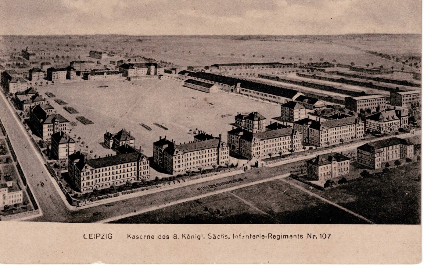 Leipzig. Kaserne des 8. Königl. Sächs. Infanterie-Regiments Nr. 107