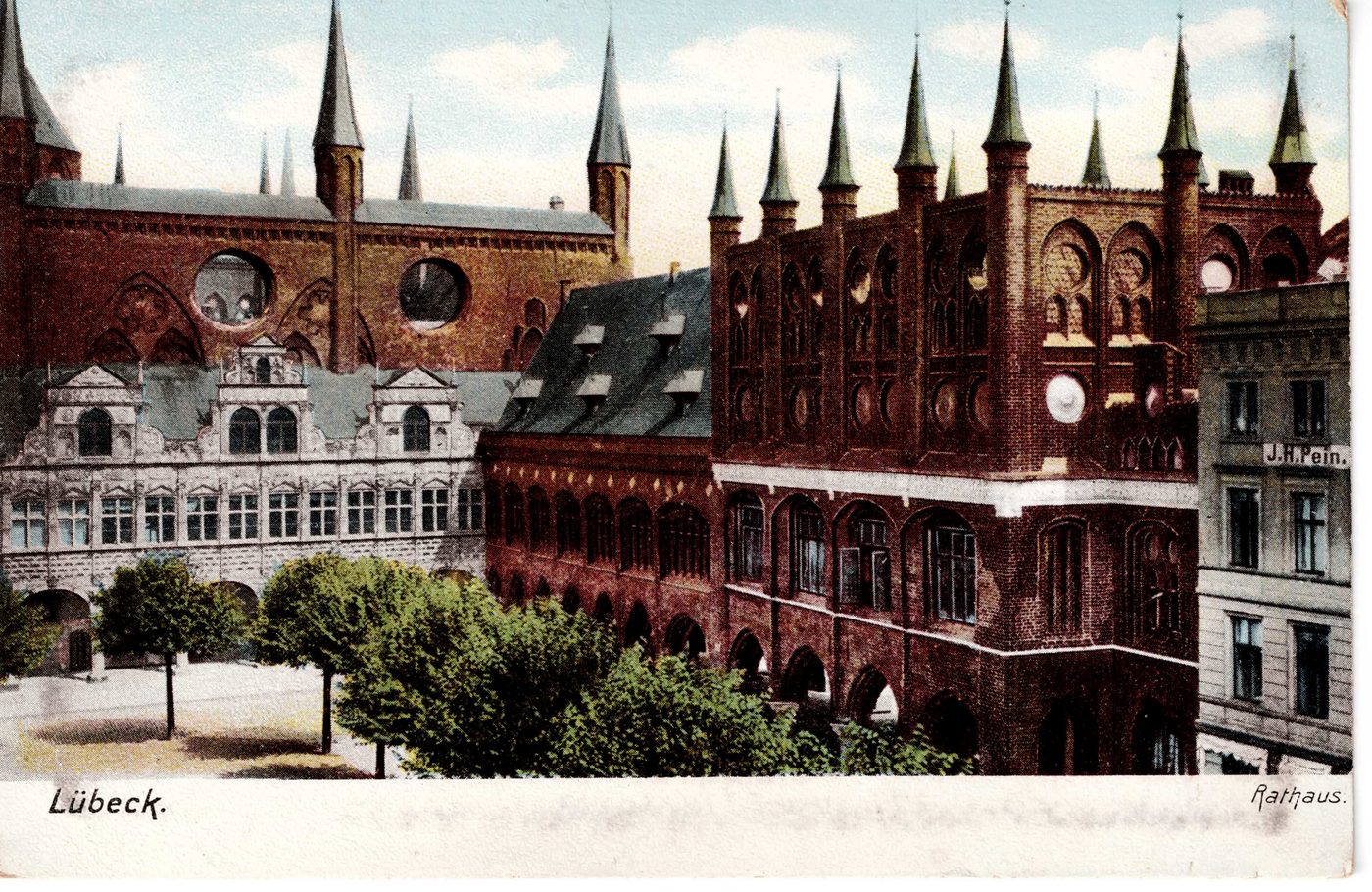 Lübeck. Rathaus.